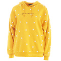 Good Quality Softy Yellow Fleece Fabric Breathable Workout Women'S Pullover Hoodies